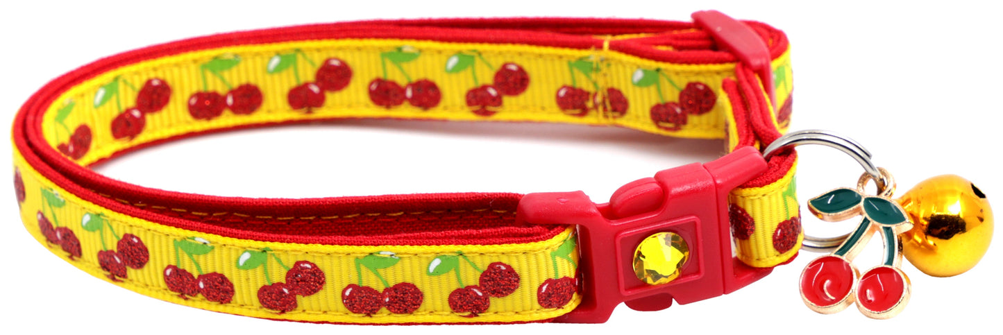 Cherries Breakaway Cat Collar-19