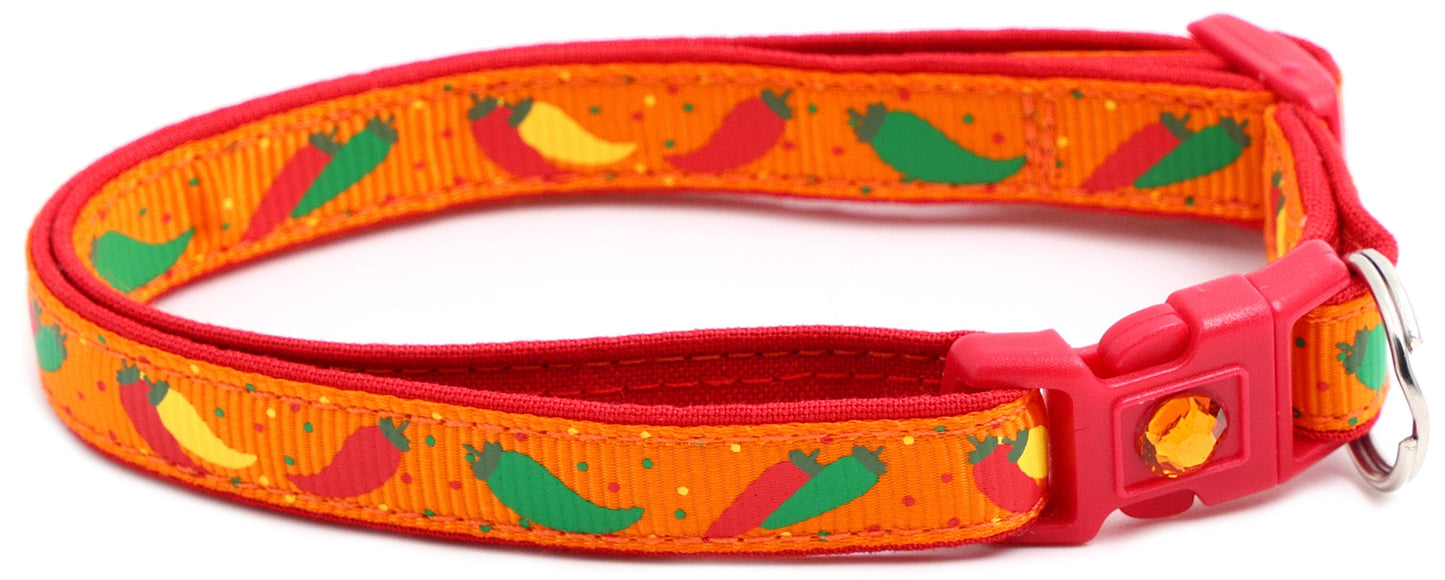Spicy Peppers Breakaway Cat Collar-37