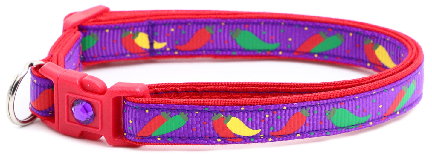 Spicy Peppers Breakaway Cat Collar-40