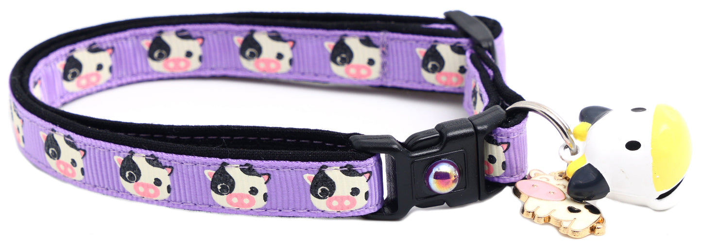 Cute Cows Breakaway Cat Collar-19