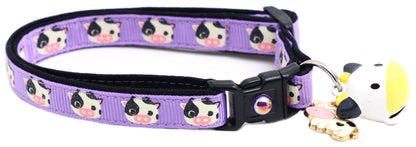 Cute Cows Breakaway Cat Collar-19