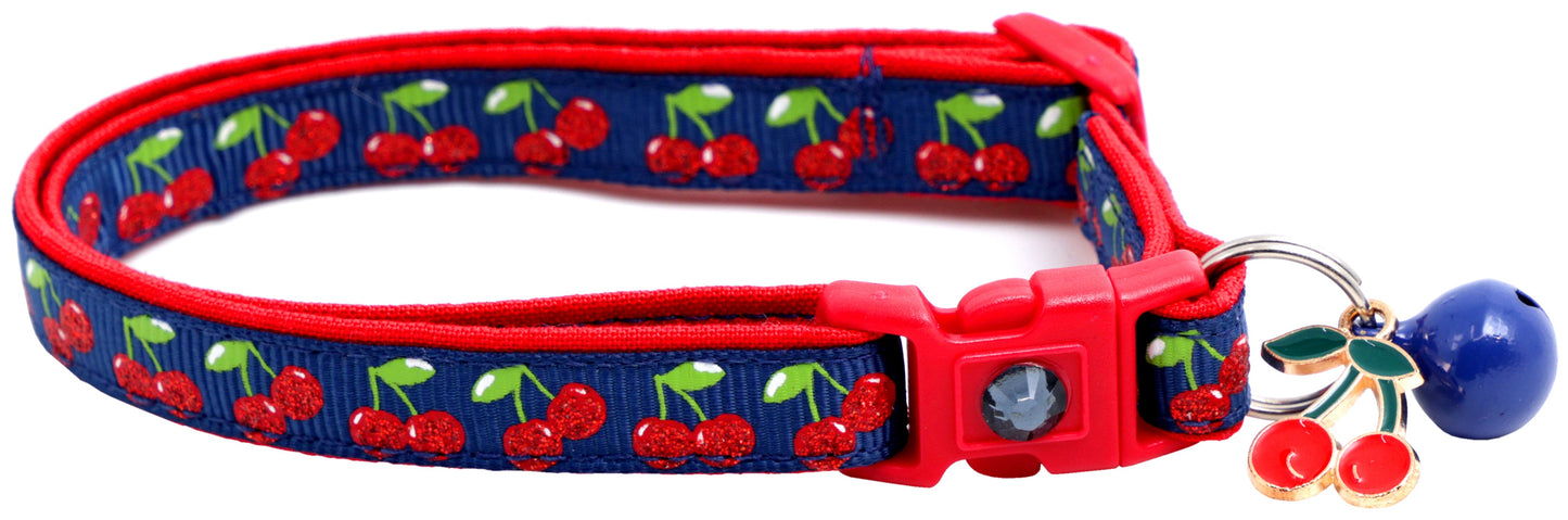 Cherries Breakaway Cat Collar-18