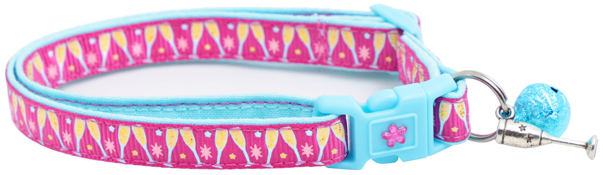Champagne Glasses Breakaway Cat Collar-18