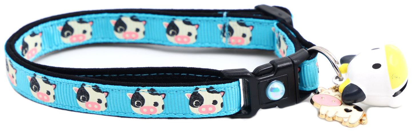 Cute Cows Breakaway Cat Collar-18