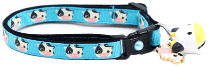 Cute Cows Breakaway Cat Collar-18
