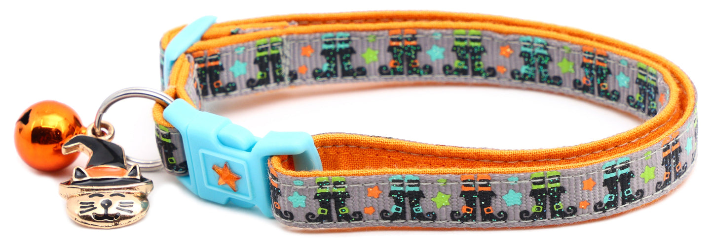Witchy Boots Breakaway Cat Collar-16