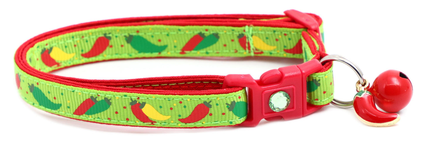 Spicy Peppers Breakaway Cat Collar-29