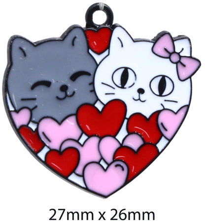 Hearts & Valentines Charms-57