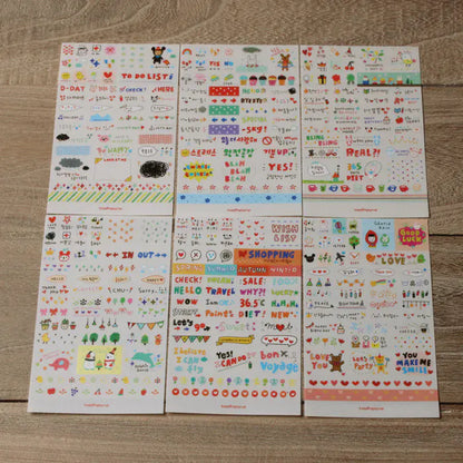 7072 Nine Horse Stationery Wholesale 4000 Toppings Syrup Paper