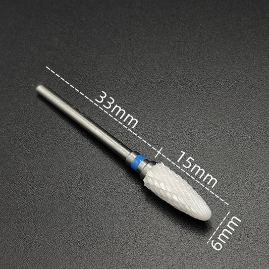 CERAMIC NAIL BIT FOR REMOVAL (BULLET) BLUE #194, 1 PCS-0