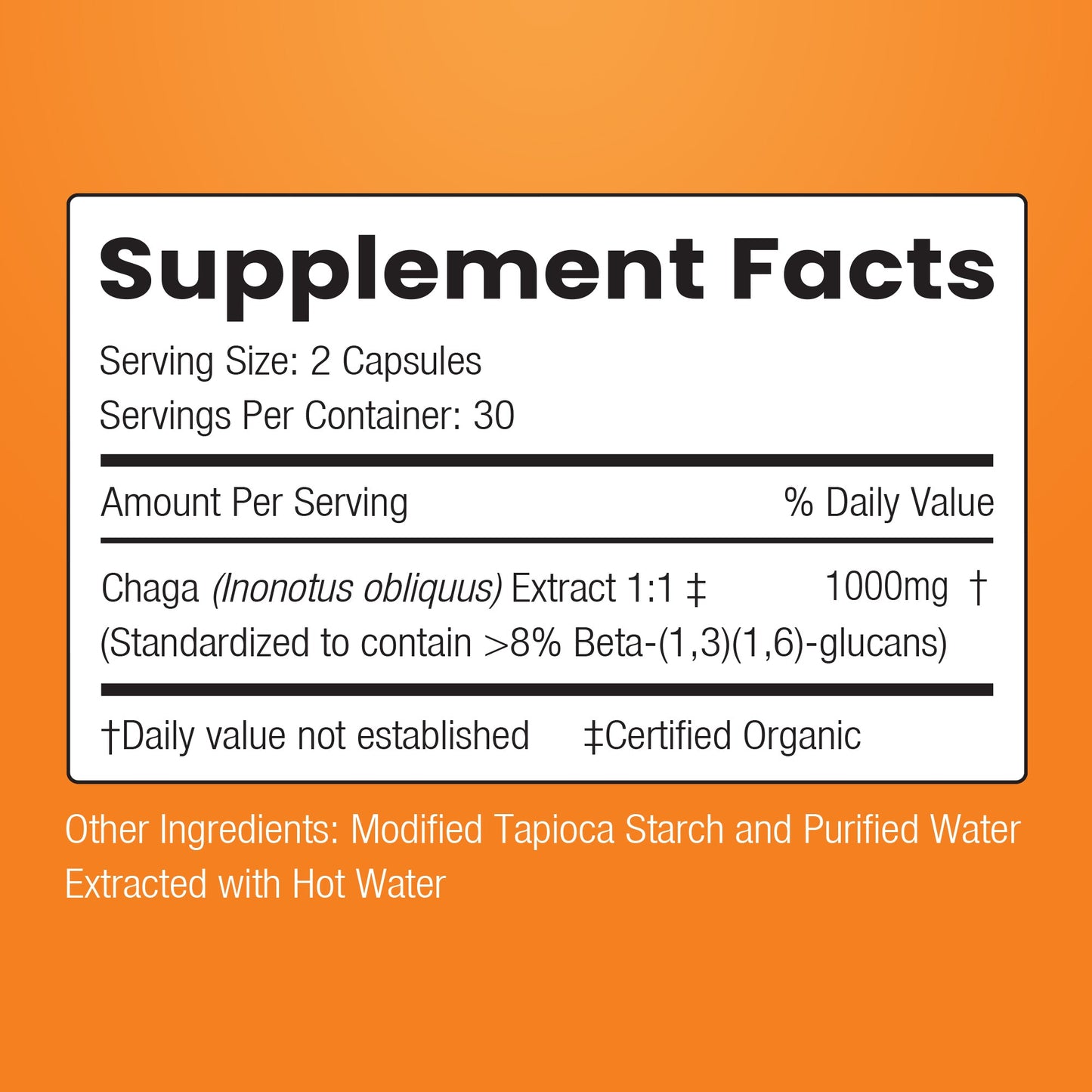 Chaga Mushroom 1:1-1