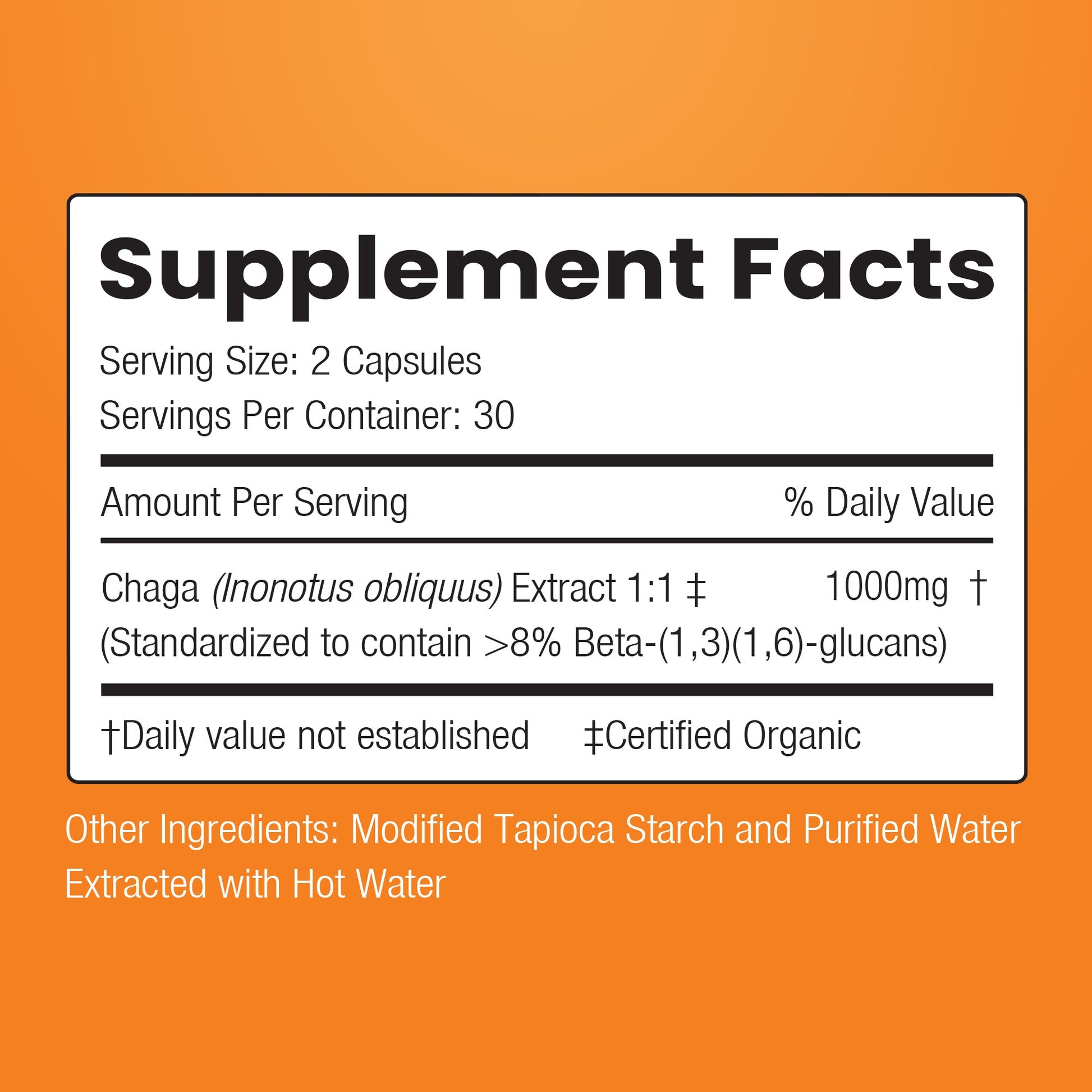 Chaga Mushroom 1:1-1