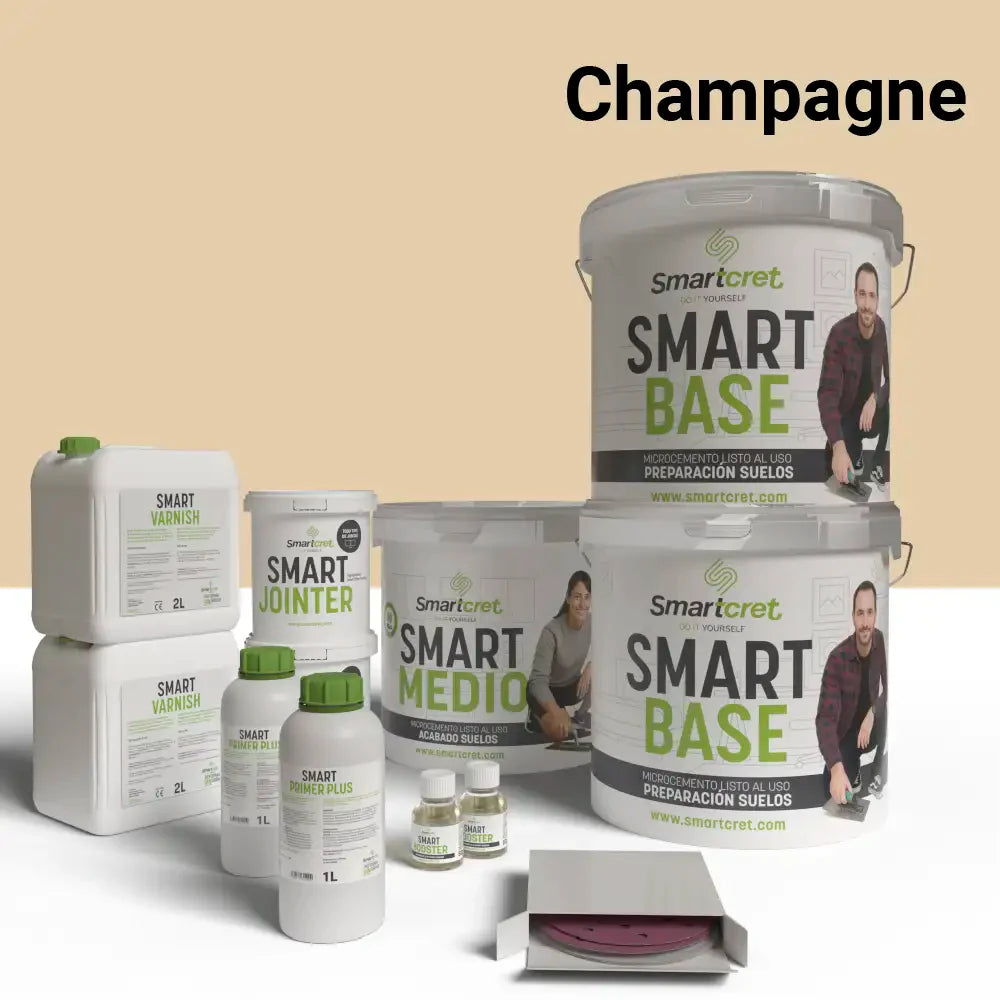 Kit de microcemento para escaleras de azulejos de 16 m²-22