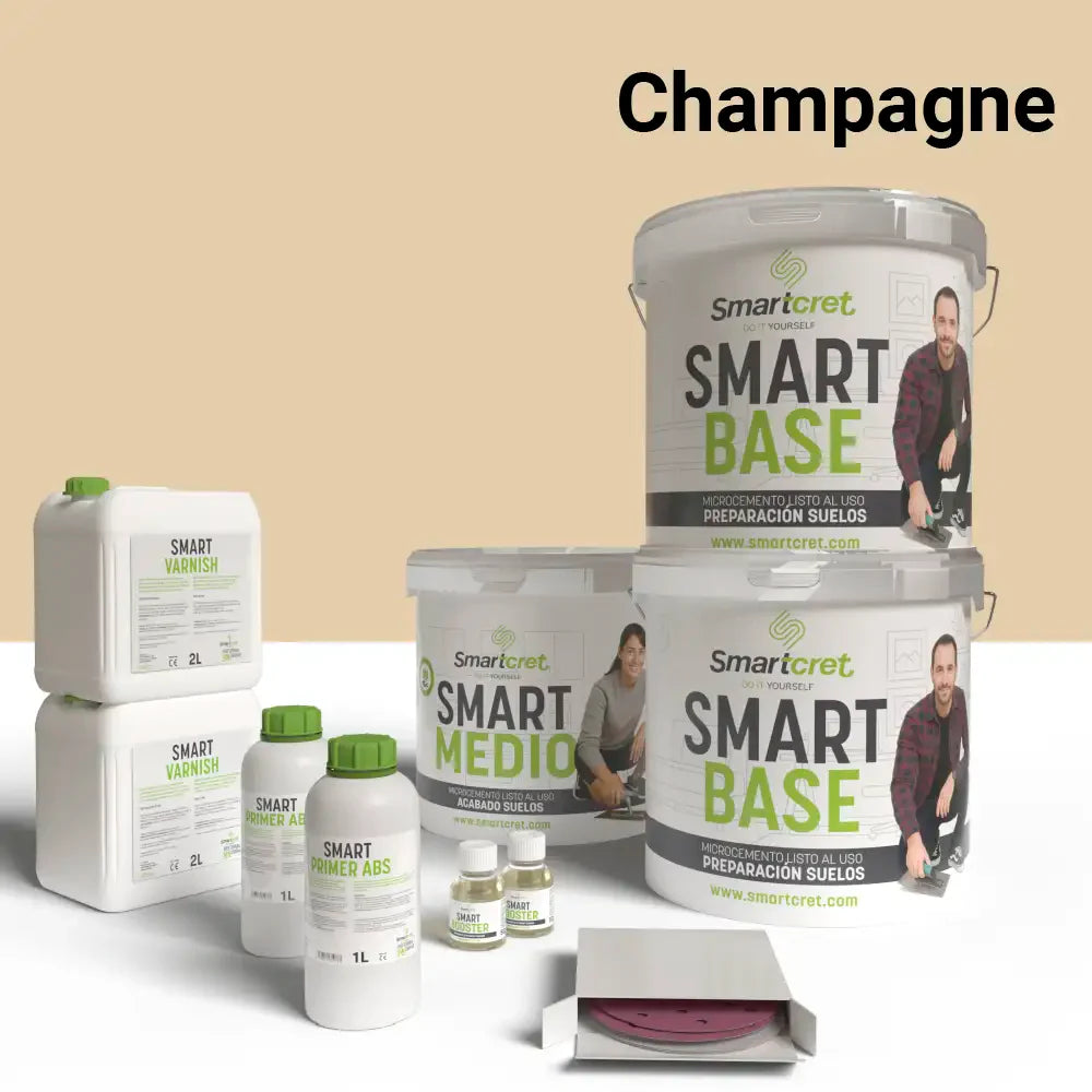 Kit microcemento para suelo de cocina de cemento u hormigón de 16 m²-22