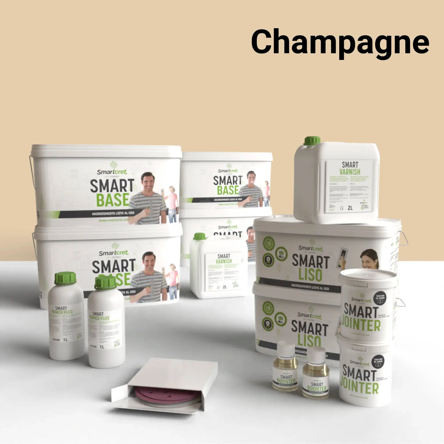 Kit microcemento para paredes de baño de pladur o yeso de 16 m²-21