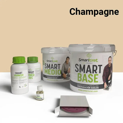 Kit microcemento para suelo de cocina de cemento u hormigón de 4 m²-22