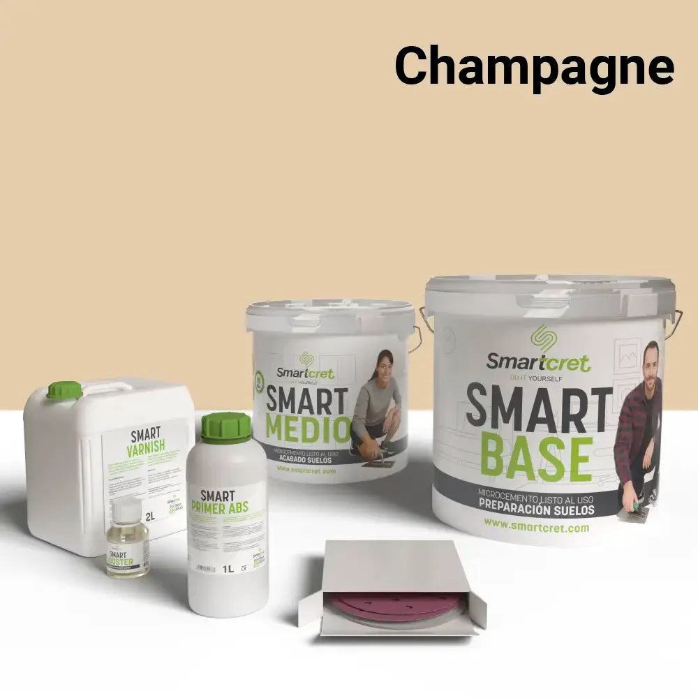 Kit microcemento para escaleras de obra de 8 m²-22