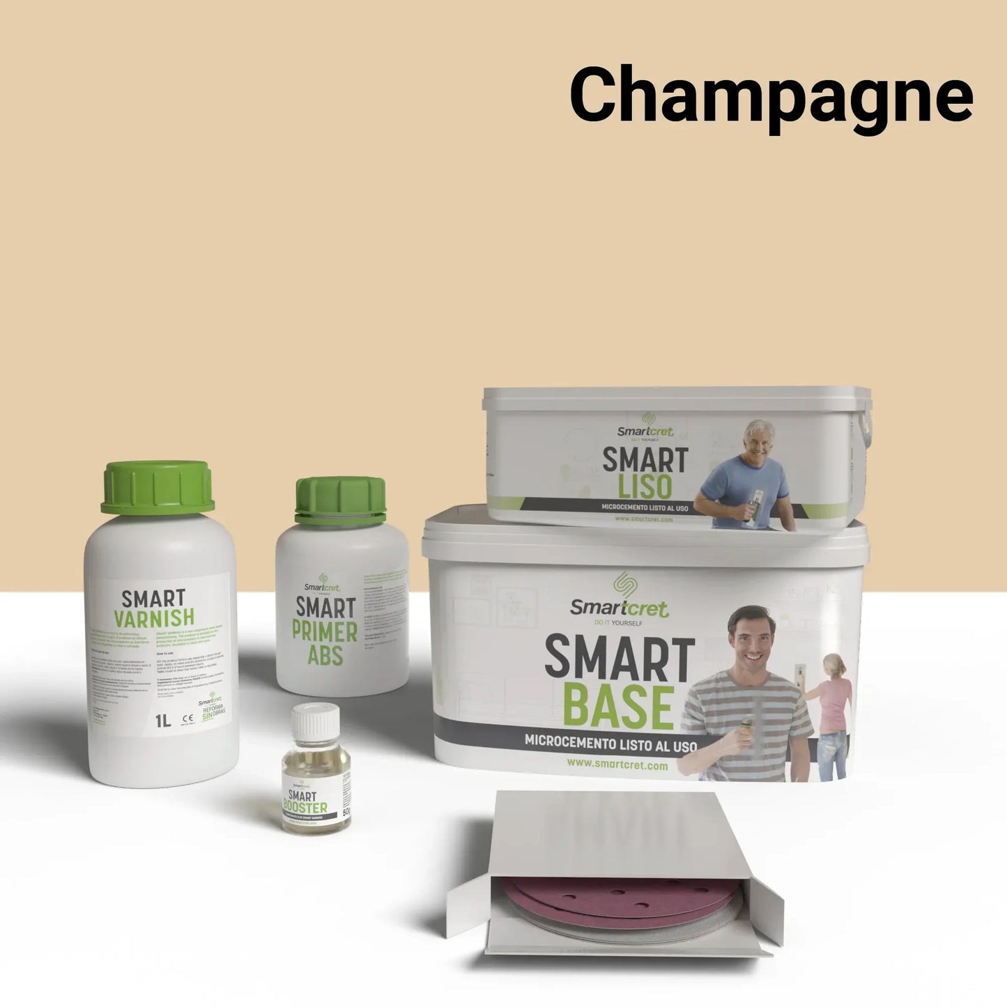 Kit microcemento para suelos de baño con azulejos de 4m²-22