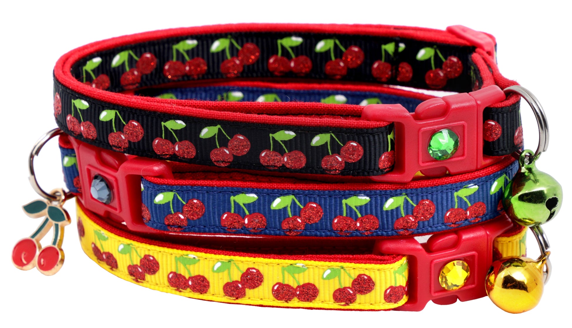 Cherries Breakaway Cat Collar-0