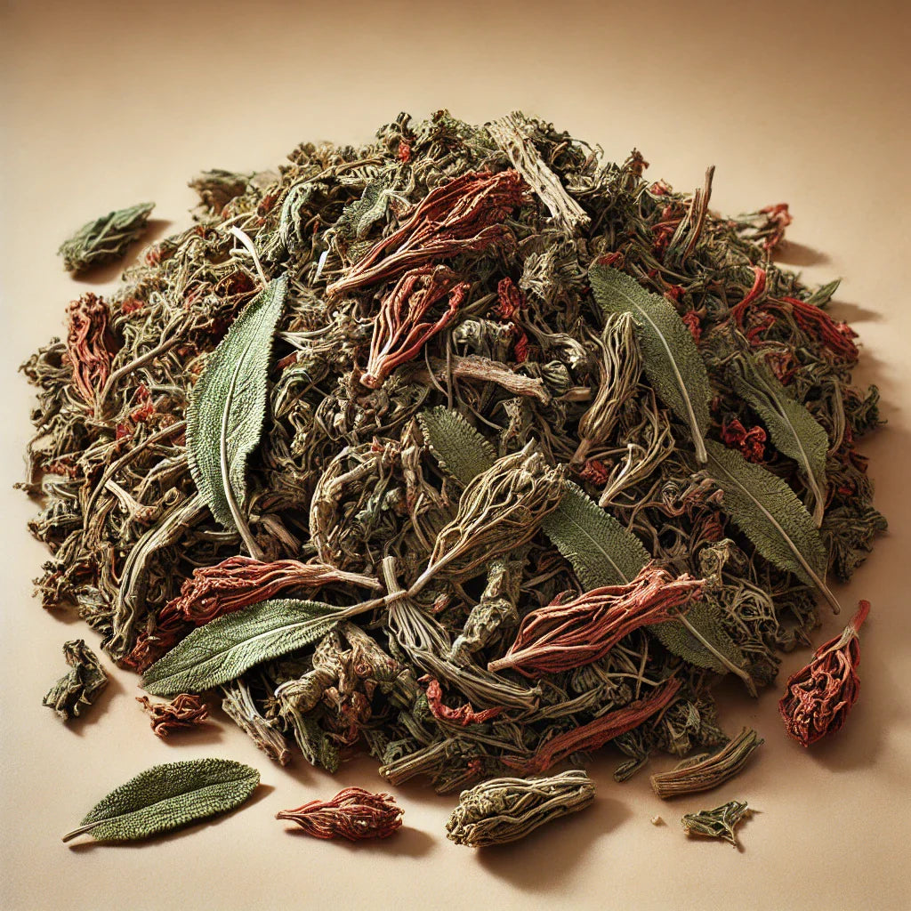 Chinese Red Sage Herb Whole (Salvia Chinensis)-1