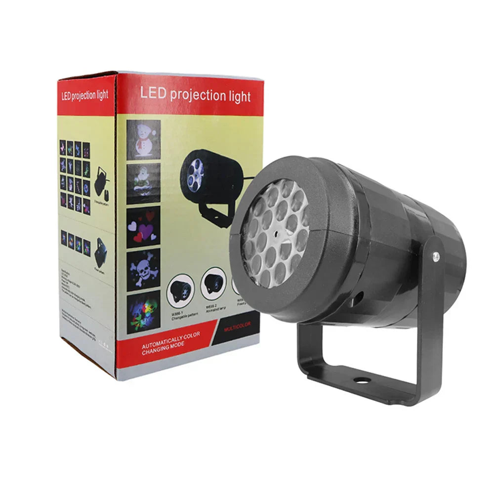 Christmas Snowflake Projector Light – Rotating LED-0
