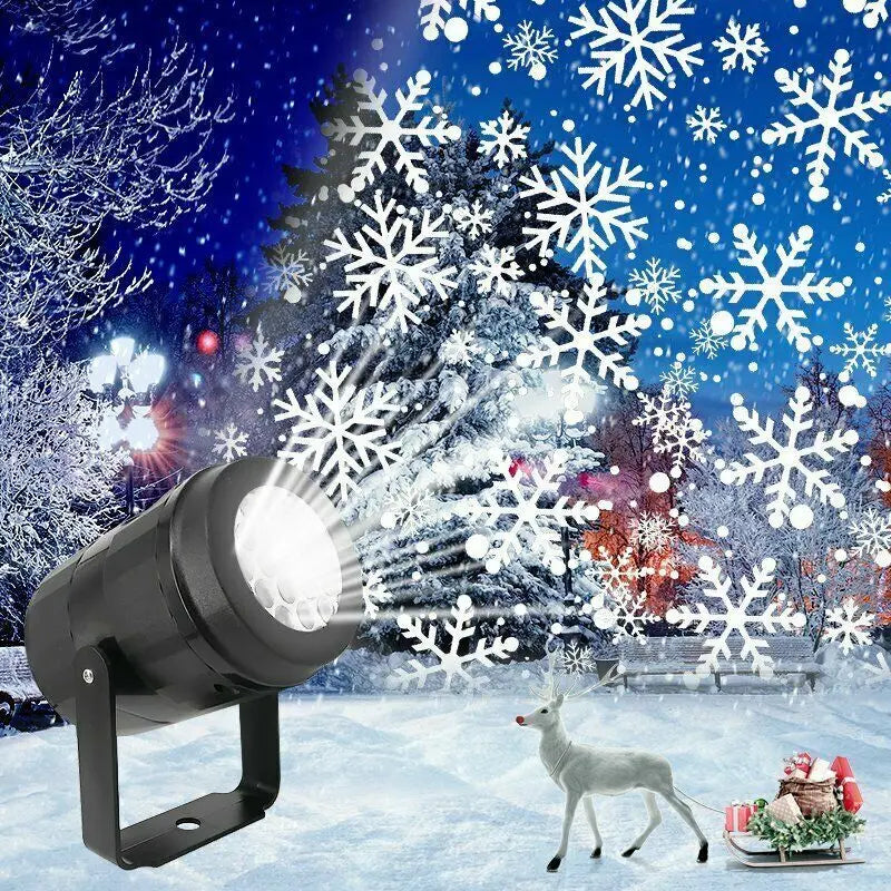 Christmas Snowflake Projector Light – Rotating LED-2