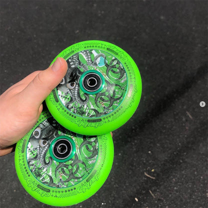 Chubby Lab Neon Green 110mm - Single Wheel-1