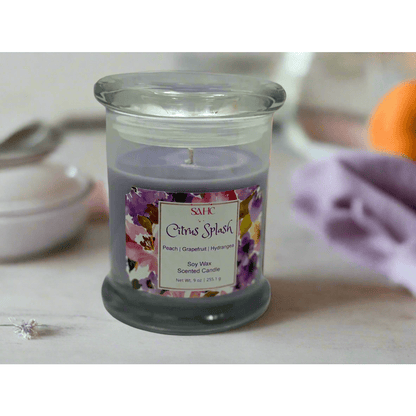 Citrus Splash Scented Soy Candle-1