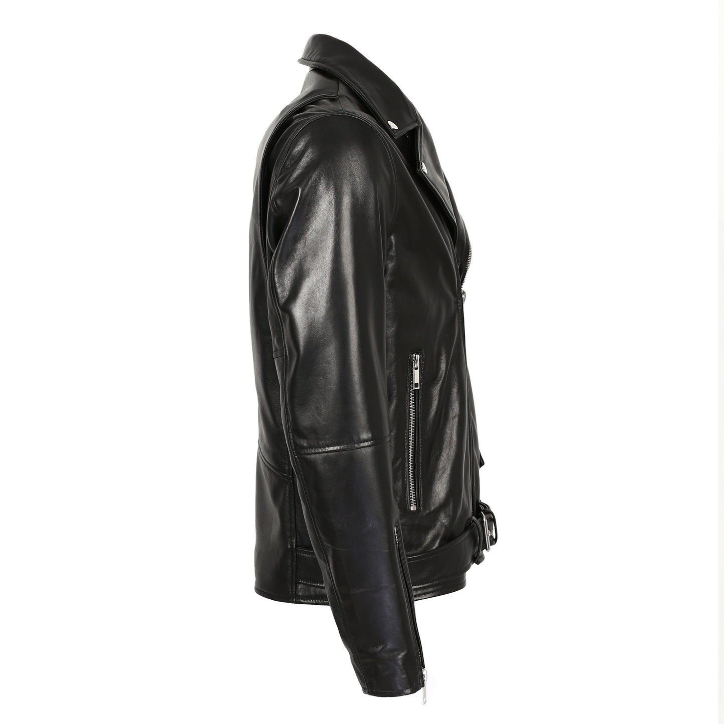 Classico Men's New Zealand Leather Motorcycle Jacket-3