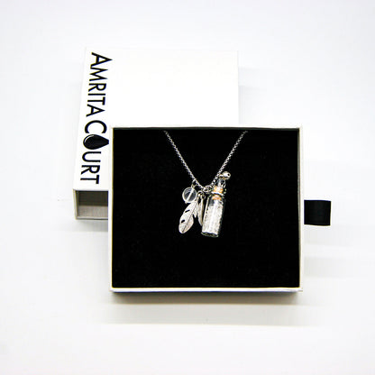 Clear Quartz Diffusing Necklace | Energy & Healing | Diffusing on the go | Perfect Gift-1