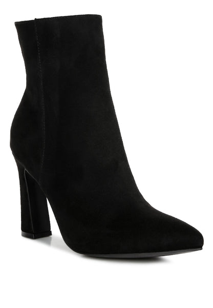 Clubdate Block Heeled Ankle Boots-2