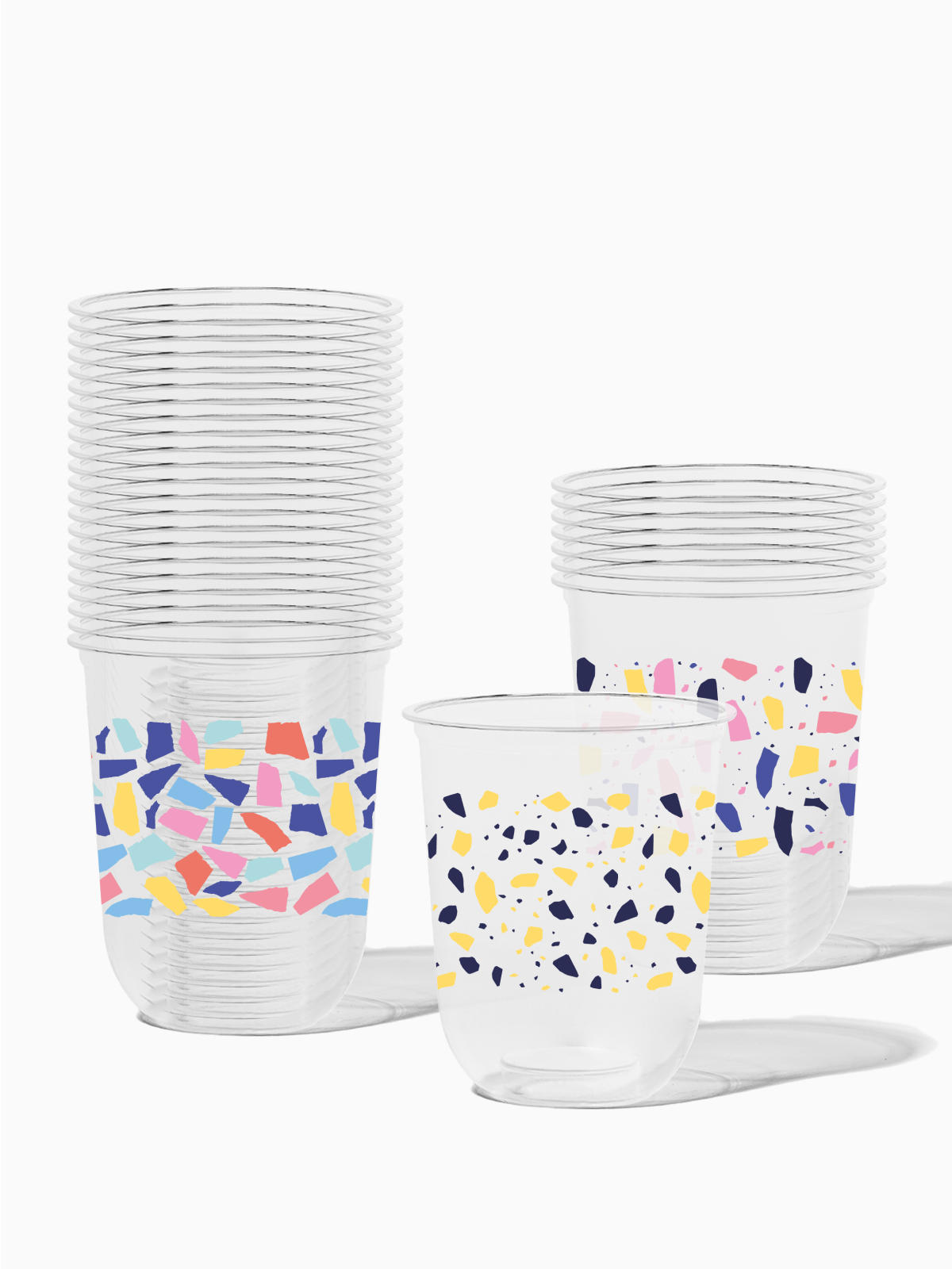 Colorful Terrazzo - NATURAL Arc 16oz-1