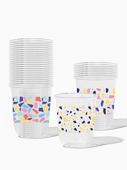 Colorful Terrazzo - NATURAL Arc 16oz-1