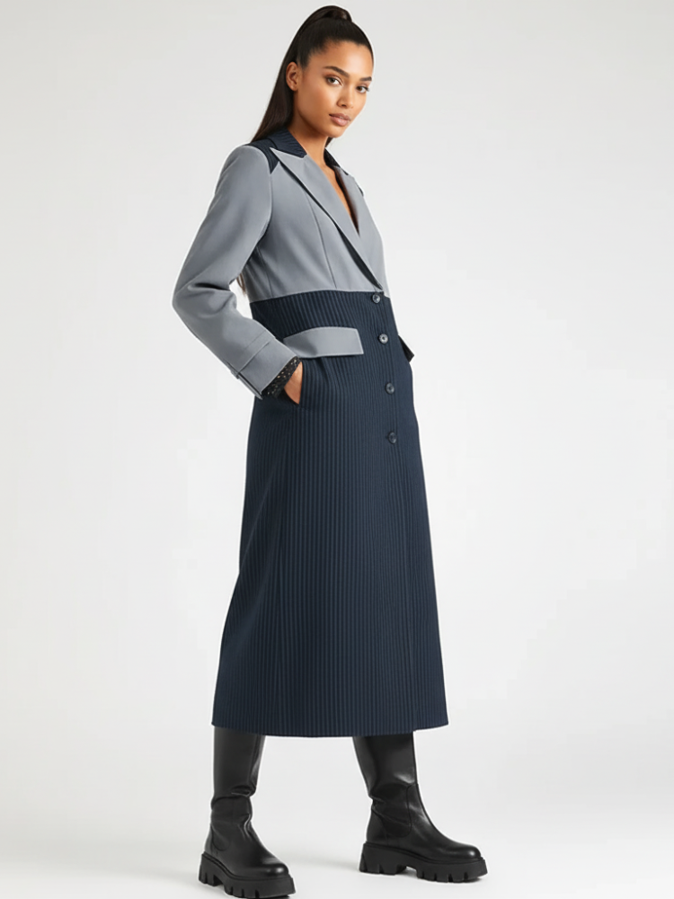 Contrast Trench Coat, Midtown | Women - BYMANYC ® New York-0