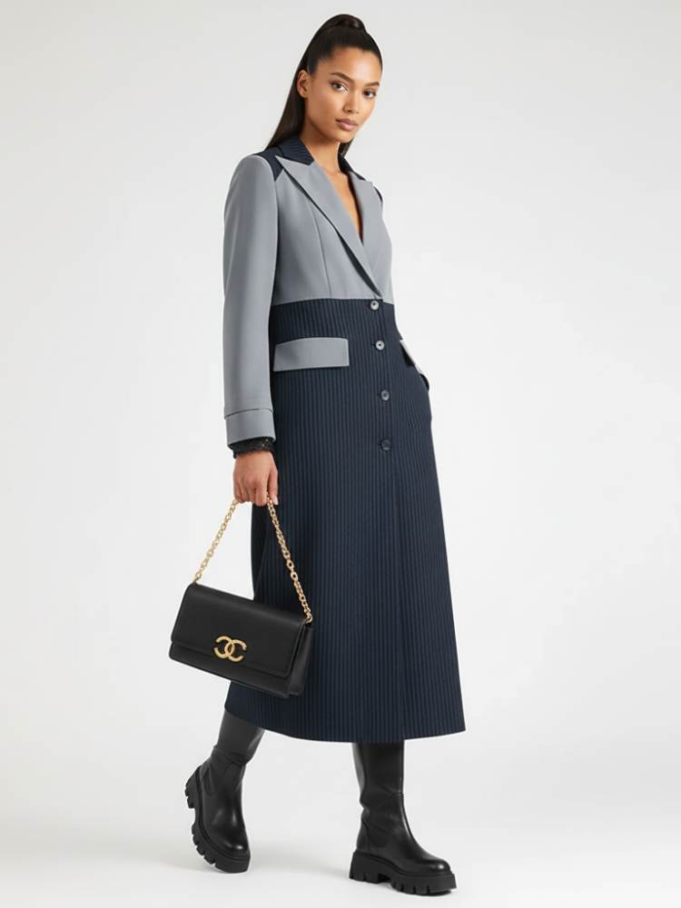Contrast Trench Coat, Midtown | Women - BYMANYC ® New York-1