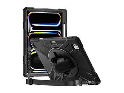 Coque Securit rotative iPad Pro 13 (2024 - M4) - Noir-0