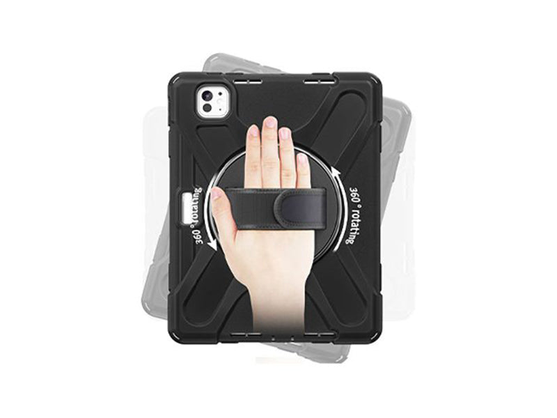 Coque Securit rotative iPad Pro 13 (2024 - M4) - Noir-1