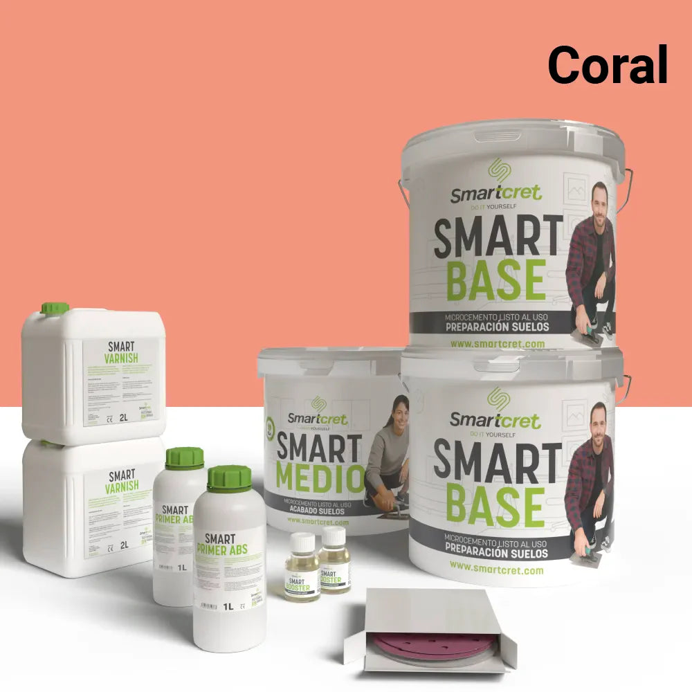 Kit microcemento para escaleras de obra de 16 m²-20