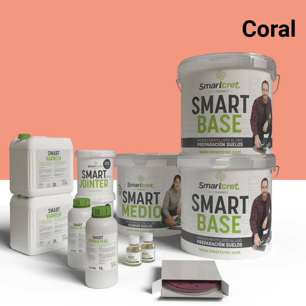 Kit de microcemento para suelos de cocina con azulejos de 16 m²-20