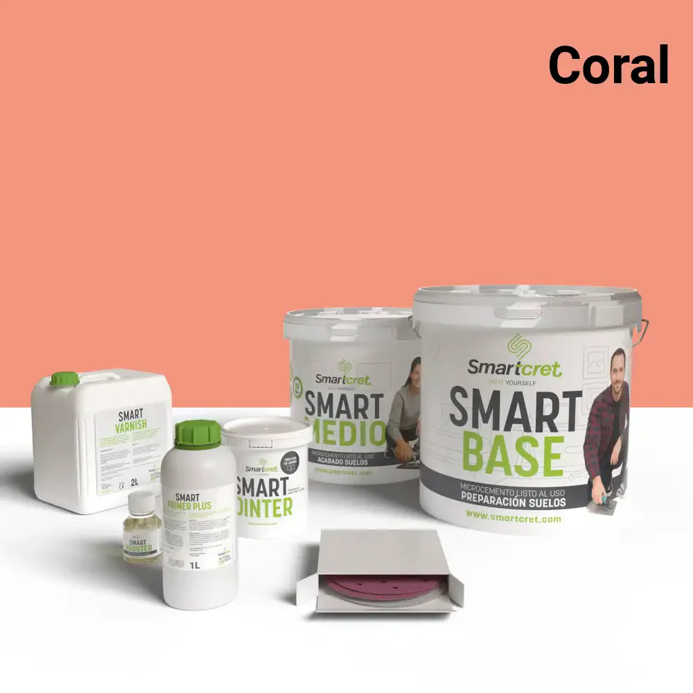 Kit de microcemento para escaleras de azulejos de 8 m²-20