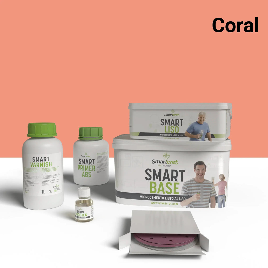 Kit de microcemento para encimera de obra de 4 m²-20