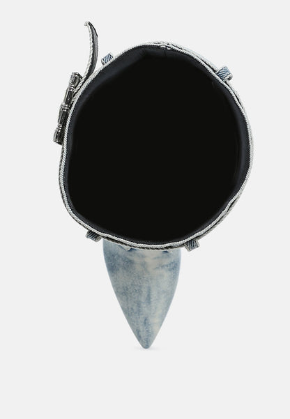 Cornik Multi Color Stones Denim Boots-4