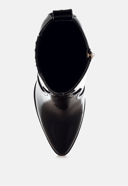 Cornus Pointed Toe Ankle Boots-3