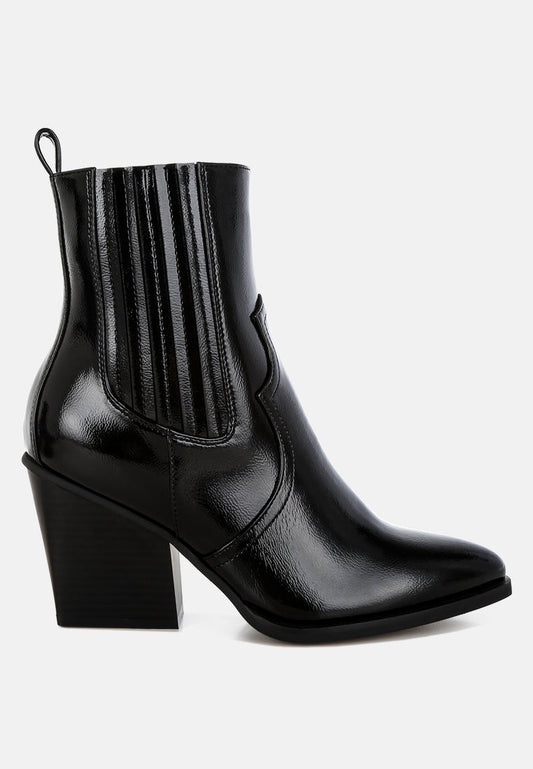 Cornus Pointed Toe Ankle Boots-0