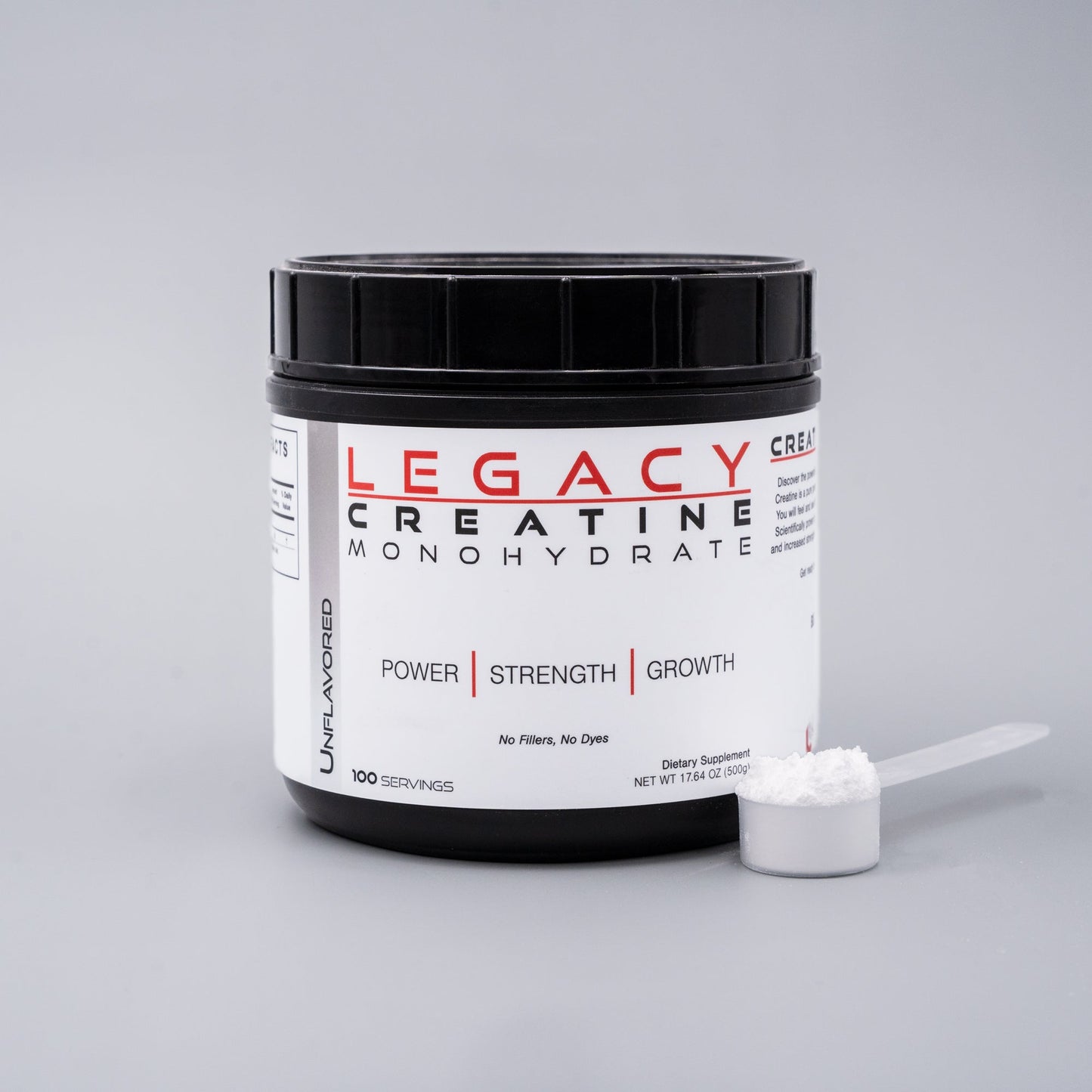 Legacy Creatine | 100 Servings | Pure Creatine Monohydrate-0