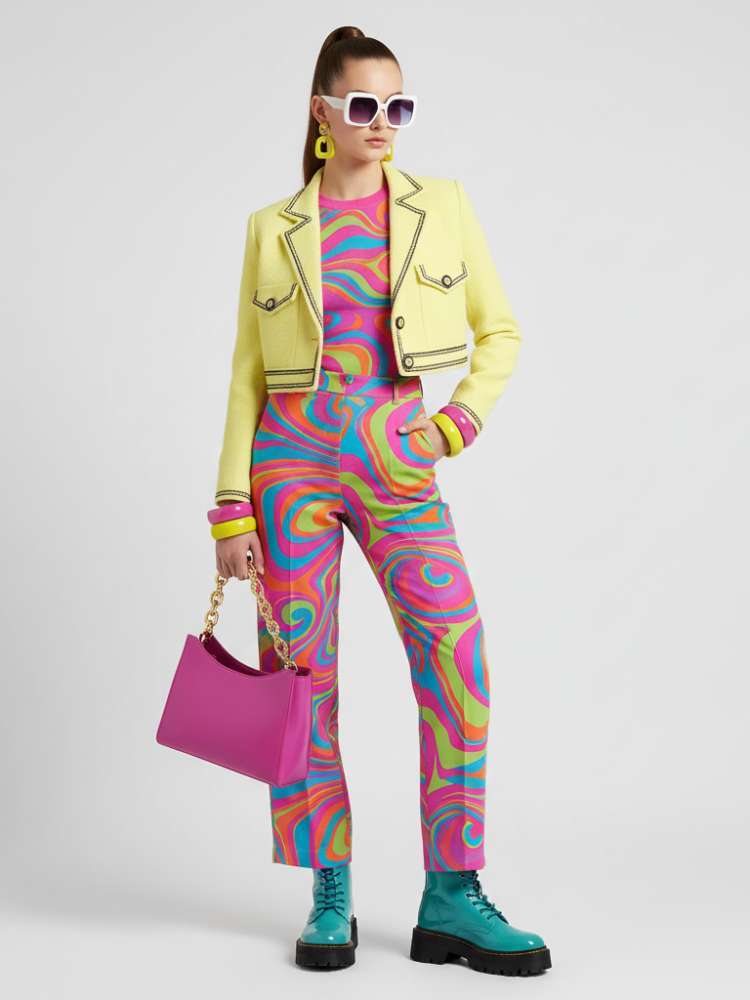 Cropped Tweed Jacket TIMES SQUARE BYMANYC ® New York-1