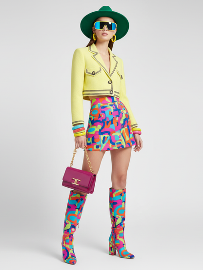 Cropped Tweed Jacket TIMES SQUARE BYMANYC ® New York-0