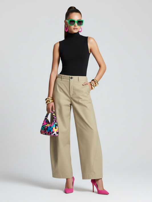 Curved Wide-Leg Pants, Nolita | Men - BYMANYC ® New York-0
