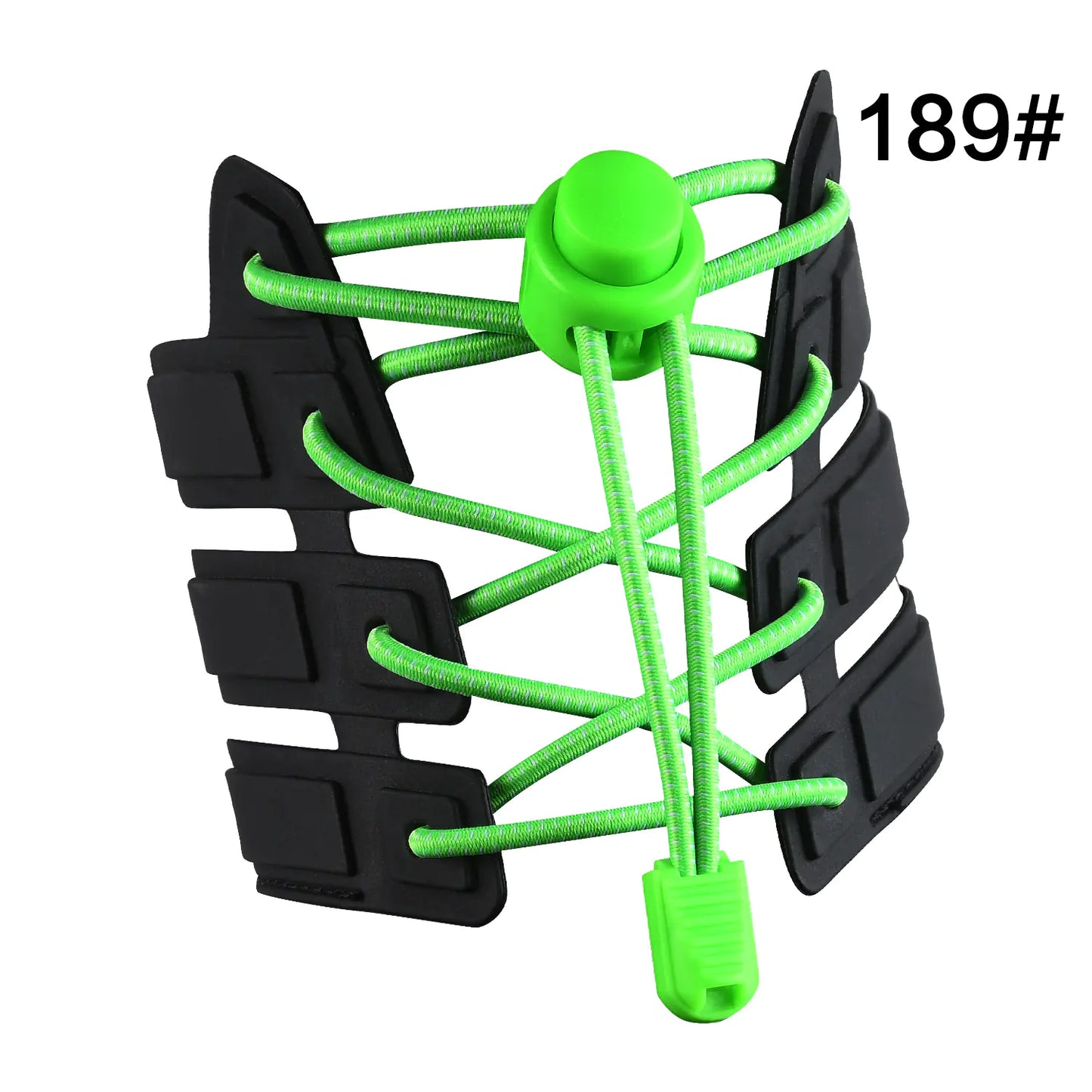 Kids No-Tie Shoelace Clips with Elastic Bands