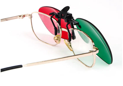 Color Blind Glasses with Clip-On Frames for Nearsightedness